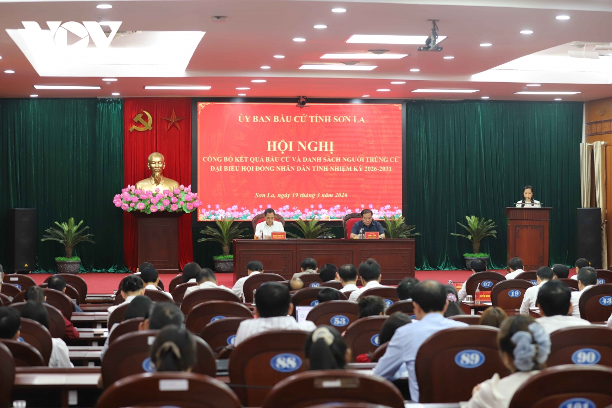 cong bo ket qua bau cu hDnd tinh son la hinh anh 1