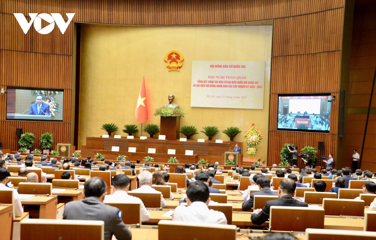 tong bi thu to lam du hoi nghi toan quoc tong ket cong tac bau cu hinh anh 3