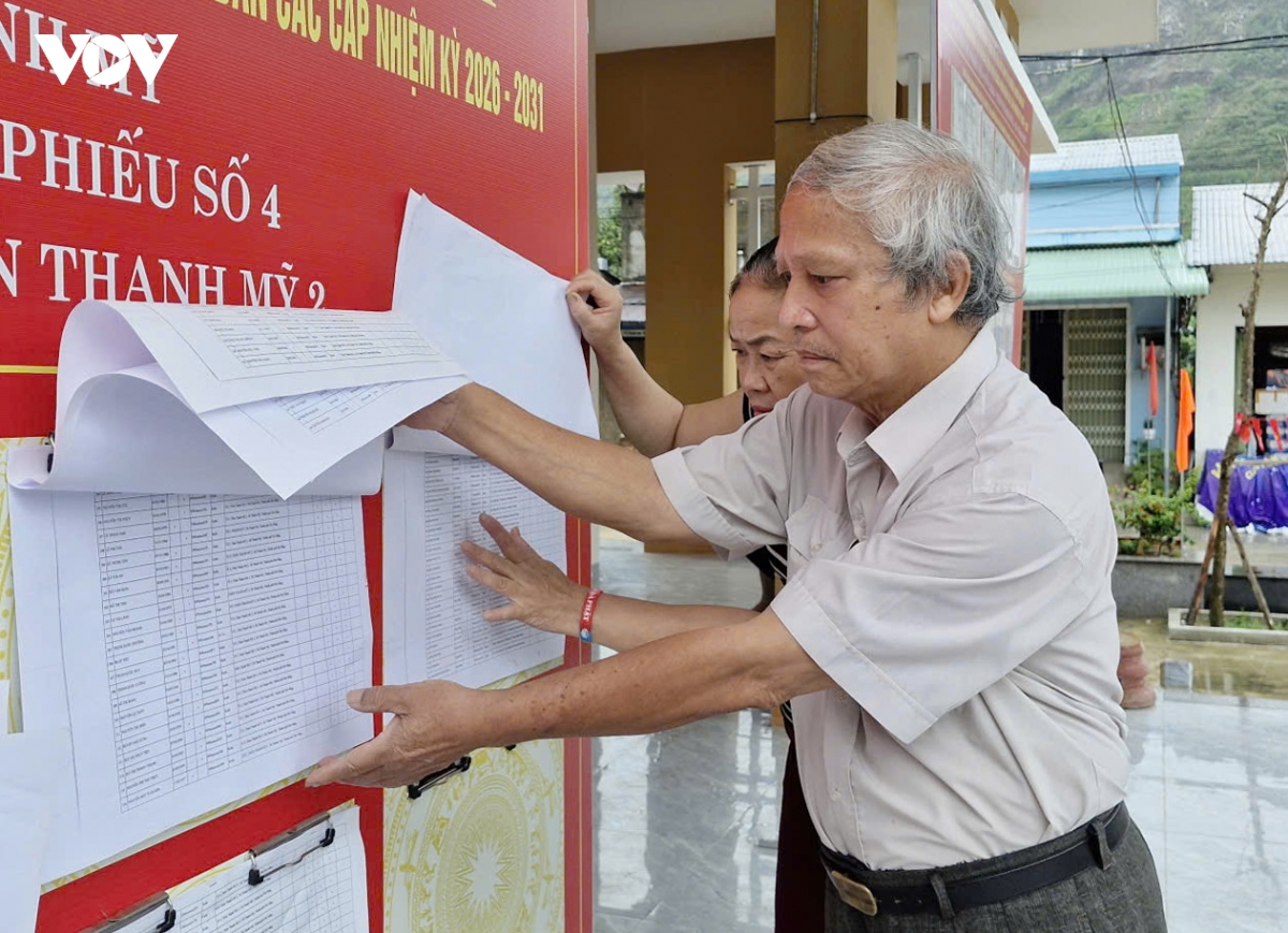  Den ngay 15 3, ba con tam gac lai cong viec nuong ray de di bau cu hinh anh 2