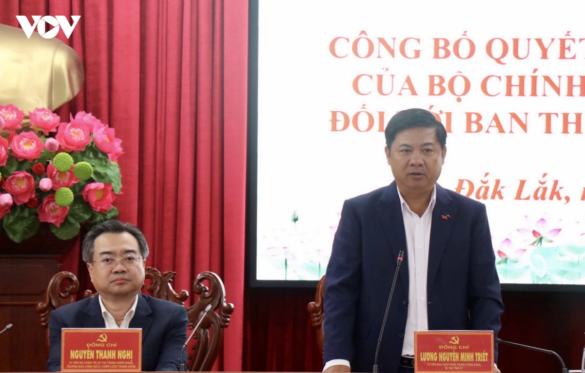 cong bo quyet dinh kiem tra, giam sat doi voi ban thuong vu tinh uy Dak lak hinh anh 3