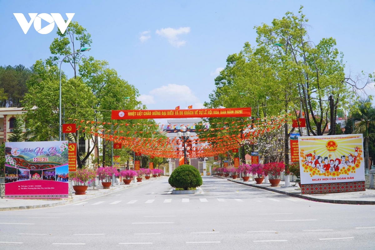 le hoi hoa ban 2026 nhieu trai nghiem moi cho don du khach den Dien bien hinh anh 1