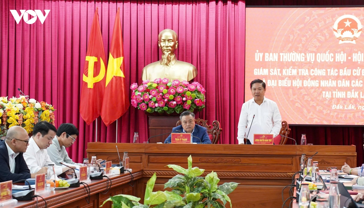 Ong tran sy thanh kiem tra cong tac chuan bi bau cu tai Dak lak hinh anh 5