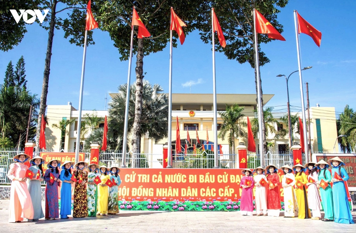 cac tinh vung Dbscl day manh cong tac tuyen truyen bau cu hinh anh 9