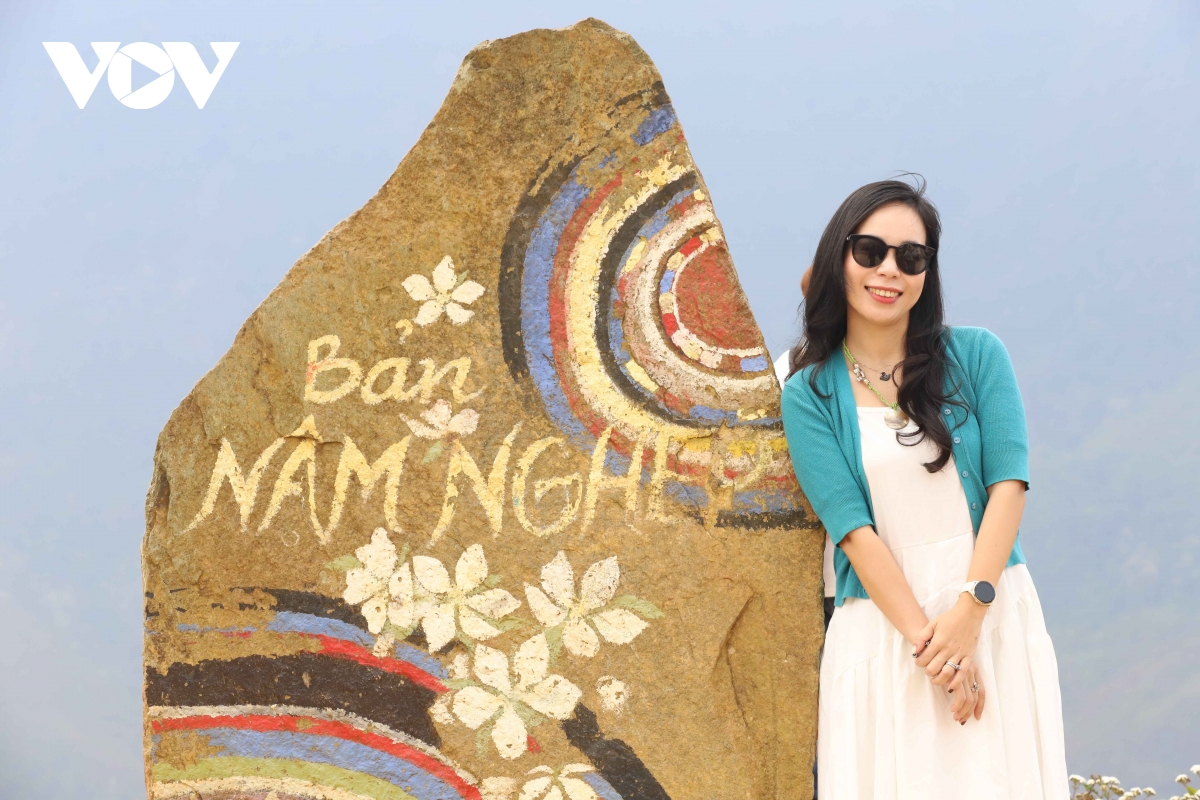 sac hoa son tra thu hut du khach ve nam nghep, son la hinh anh 1