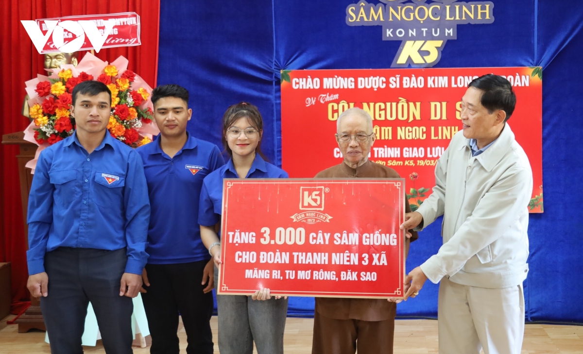 Hỗ trợ giống cây sâm Ngọc Linh giúp thanh niên Quảng Ngãi khởi nghiệp