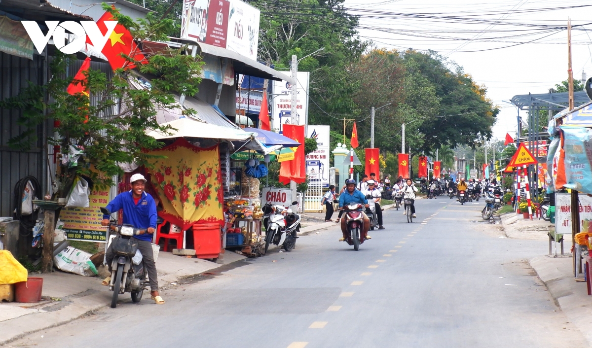 nguoi dan bien gioi Dong thap hao huc cho ngay di bo phieu hinh anh 1