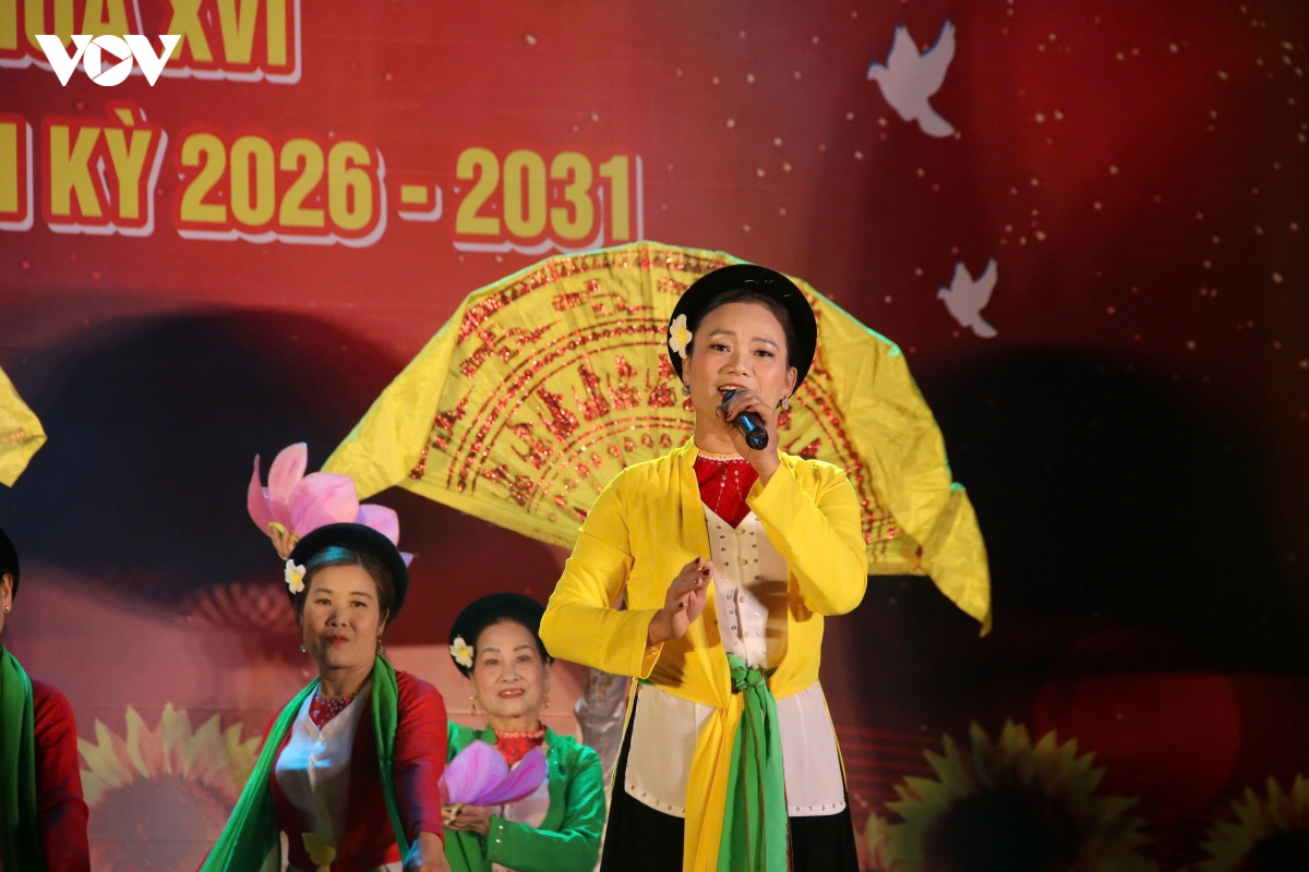Dem nghe thuat mau co toi yeu chao mung bau cu dai bieu quoc hoi khoa xvi hinh anh 3