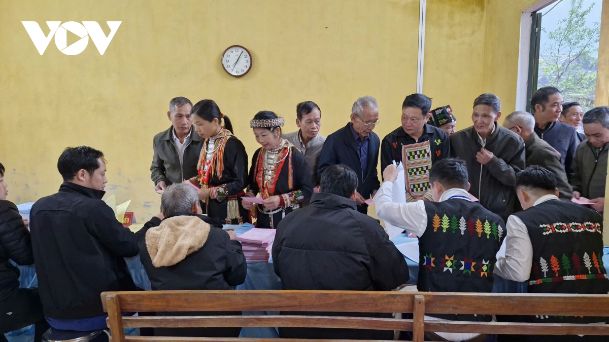 lao cai cong bo ket qua so bo bau cu dai bieu quoc hoi va hDnd cac cap hinh anh 1