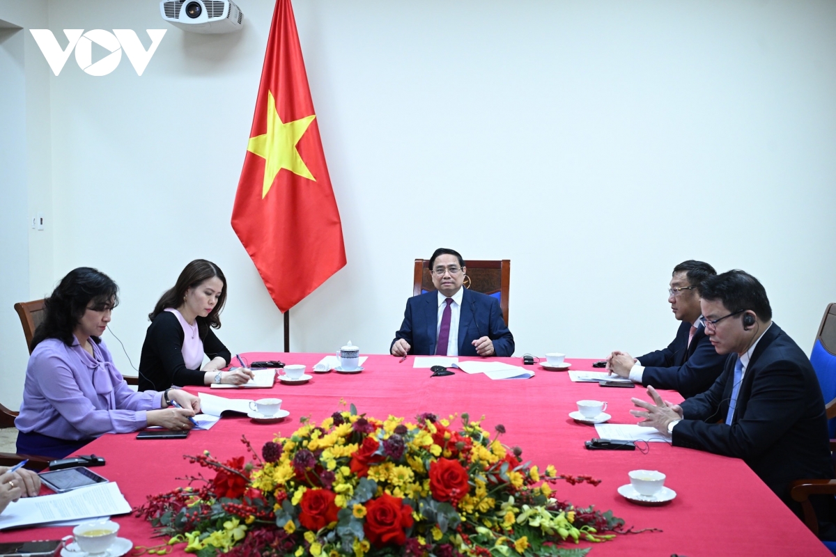 thu tuong pham minh chinh dien dam voi thu tuong algeria hinh anh 2