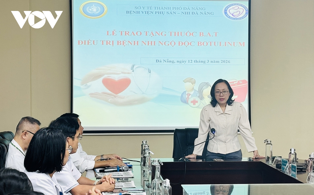 Da nang tiep nhan thuoc giai doc botulinum do who ho tro khan cap hinh anh 4