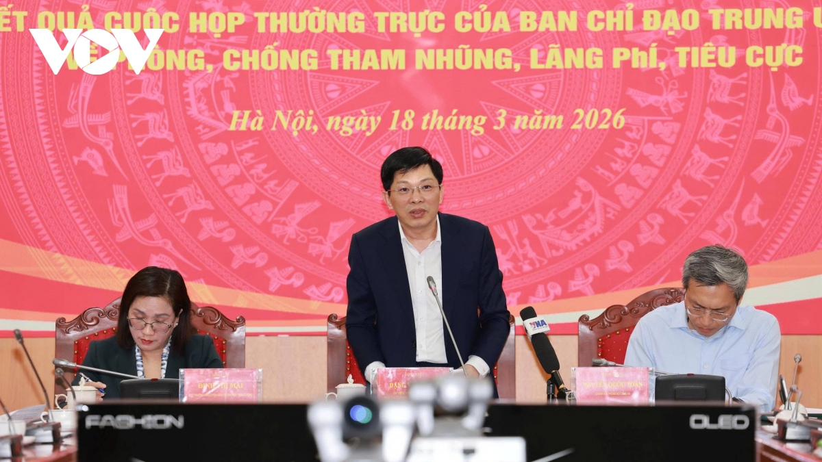 Xử lý dứt điểm các vụ án, vụ việc tham nhũng, lãng phí, tiêu cực nghiêm trọng