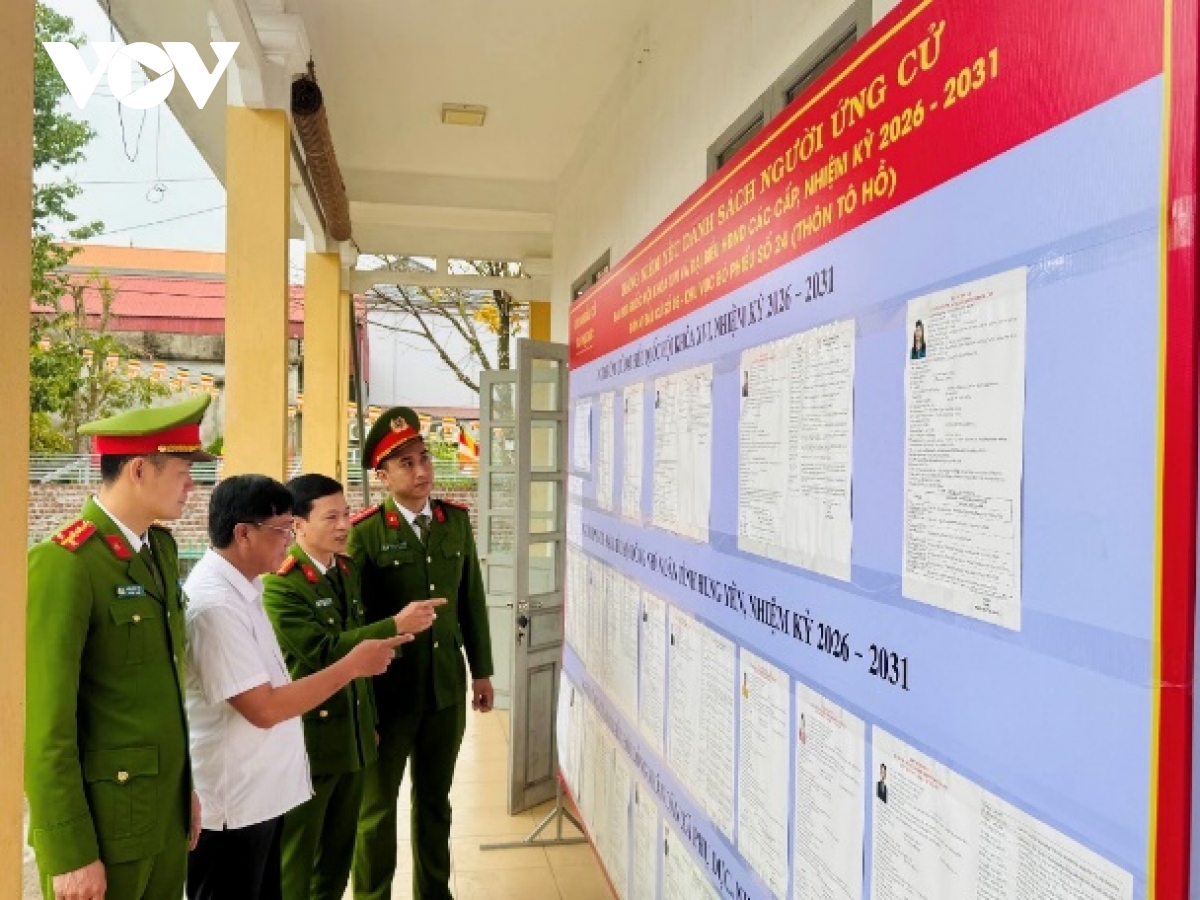 Hưng Yên bảo đảm an ninh, trật tự phục vụ bầu cử