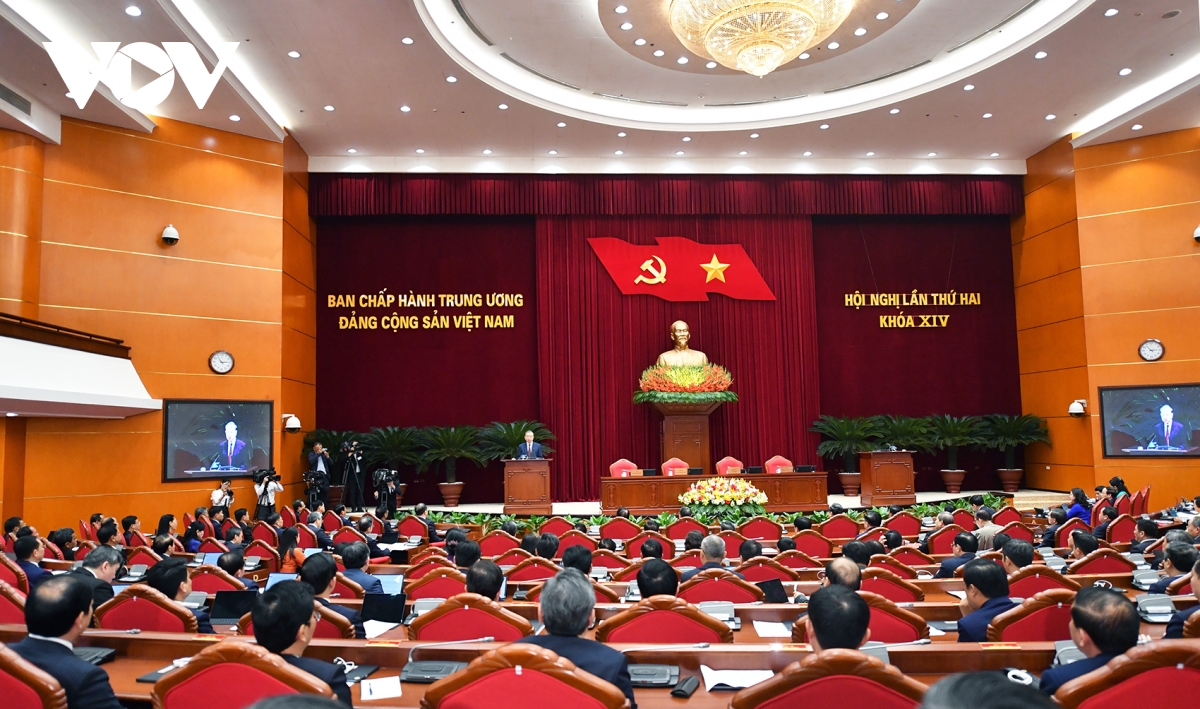 be mac hoi nghi lan thu 2 ban chap hanh trung uong Dang khoa xiv hinh anh 1