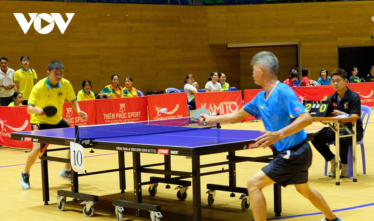 hon 200 van dong vien tham gia giai bong ban Dai hoi tdtt tp. Da nang lan thu x hinh anh 3