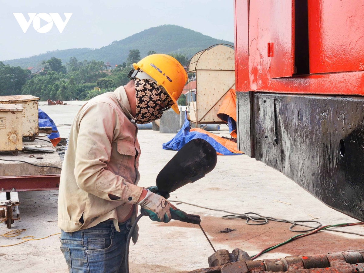 can canh cau cam ly o bac ninh, noi duong bo voi duong sat sap hoan thanh hinh anh 5