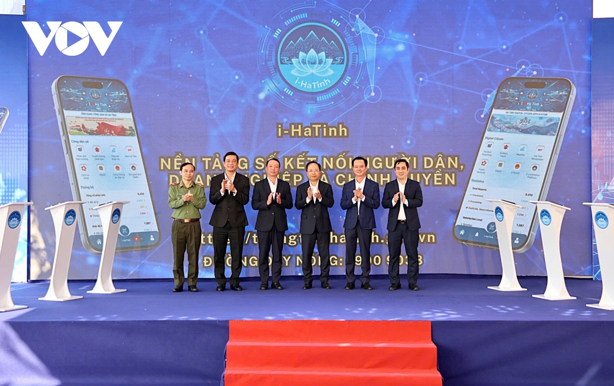 ha tinh ung dung cong dan so i-hatinh tich hop nen tang phan anh hien truong hinh anh 1