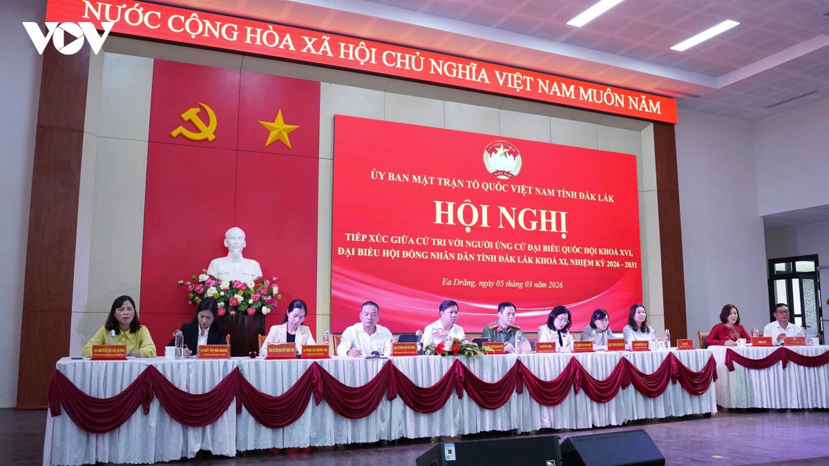 bi thu tinh uy Dak lak trinh bay chuong trinh hanh dong ung cu dai bieu quoc hoi hinh anh 1