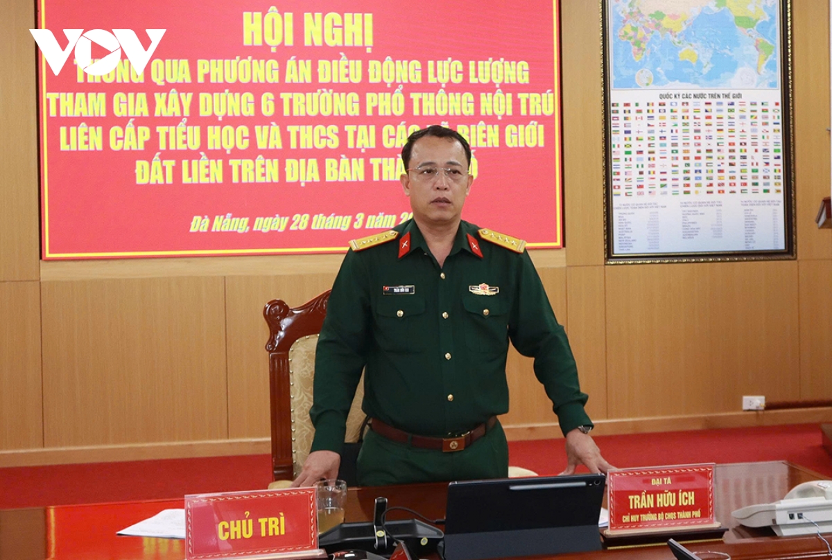 bo chqs Da nang dieu dong 6 doi xay dung 6 truong pho thong noi tru bien gioi hinh anh 1
