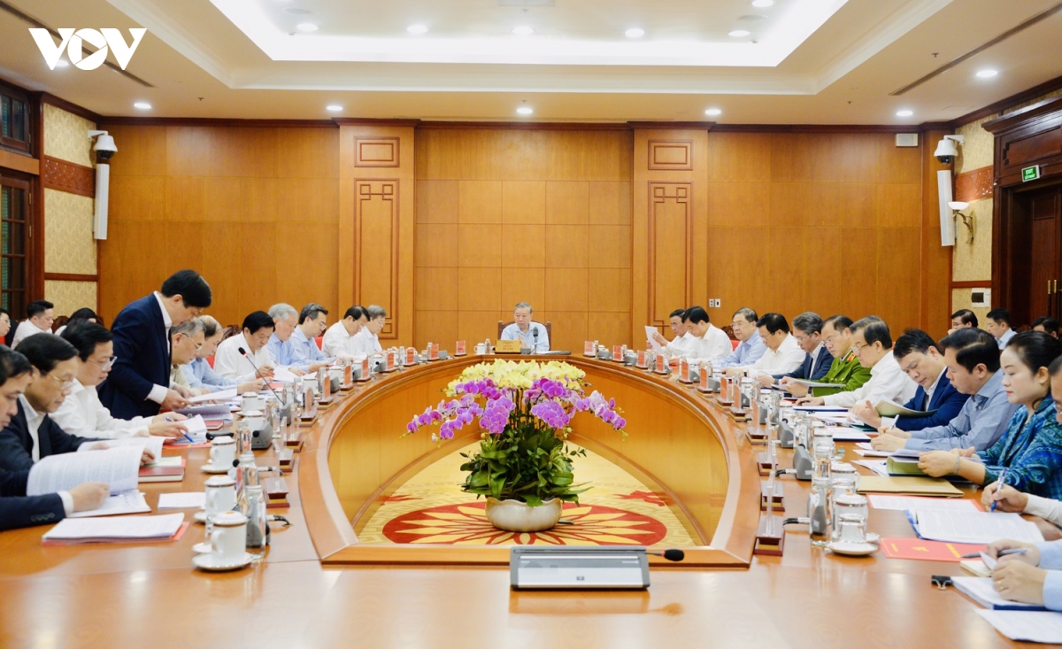 tong bi thu to lam chu tri buoi lam viec voi ban noi chinh trung uong hinh anh 3
