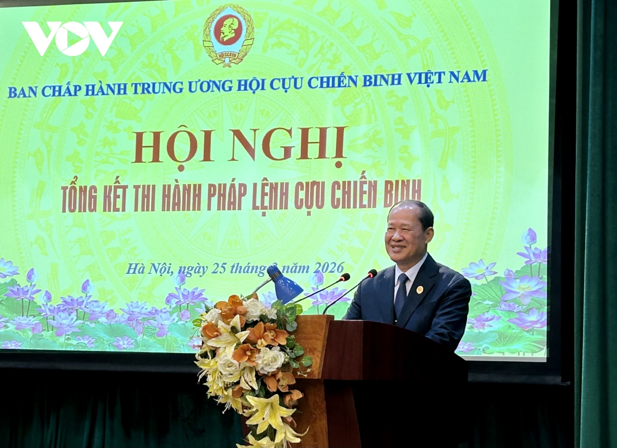 tong ket thi hanh phap lenh cuu chien binh de xay dung luat hinh anh 1