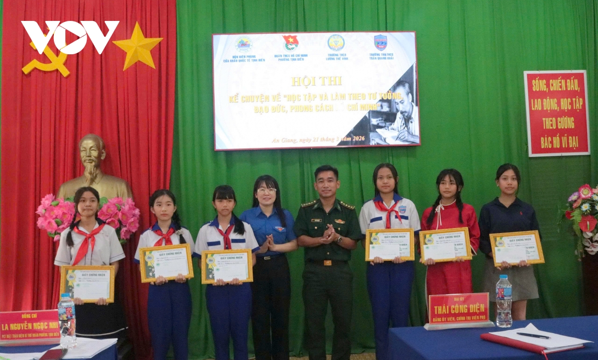 hoi thi ke chuyen ve bac, boi dap ban linh the he tre noi bien gioi an giang hinh anh 6