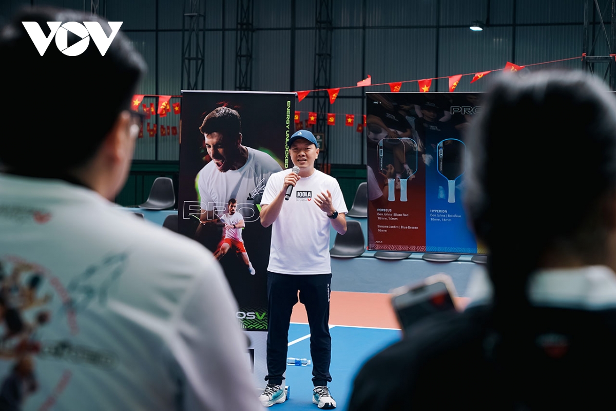 ra mat dong vot pickleball voi thong diep giai phong nang luong tu cong nghe hinh anh 2