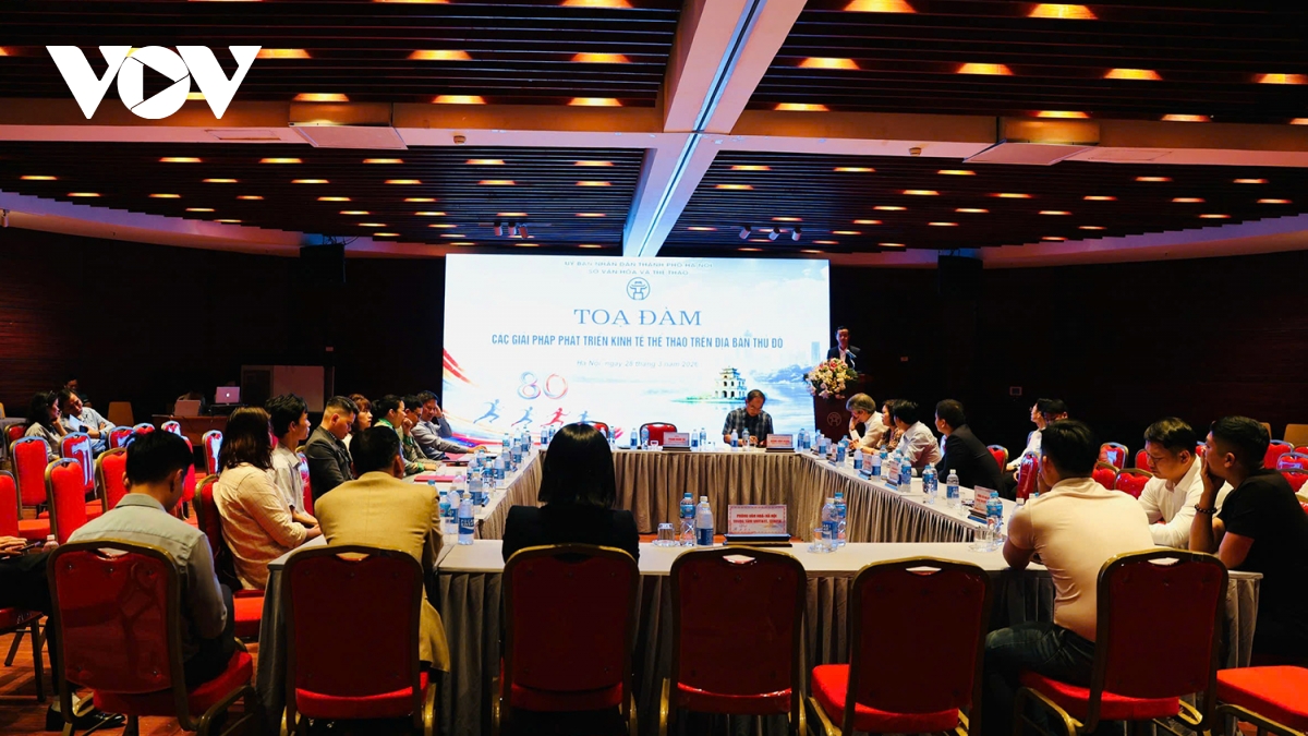 thuc day the thao tro thanh don bay phat trien kinh te ha noi hinh anh 1