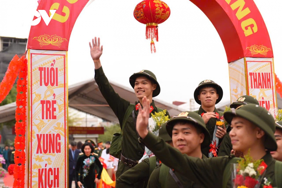 Young recruits across Vietnam embark on military service