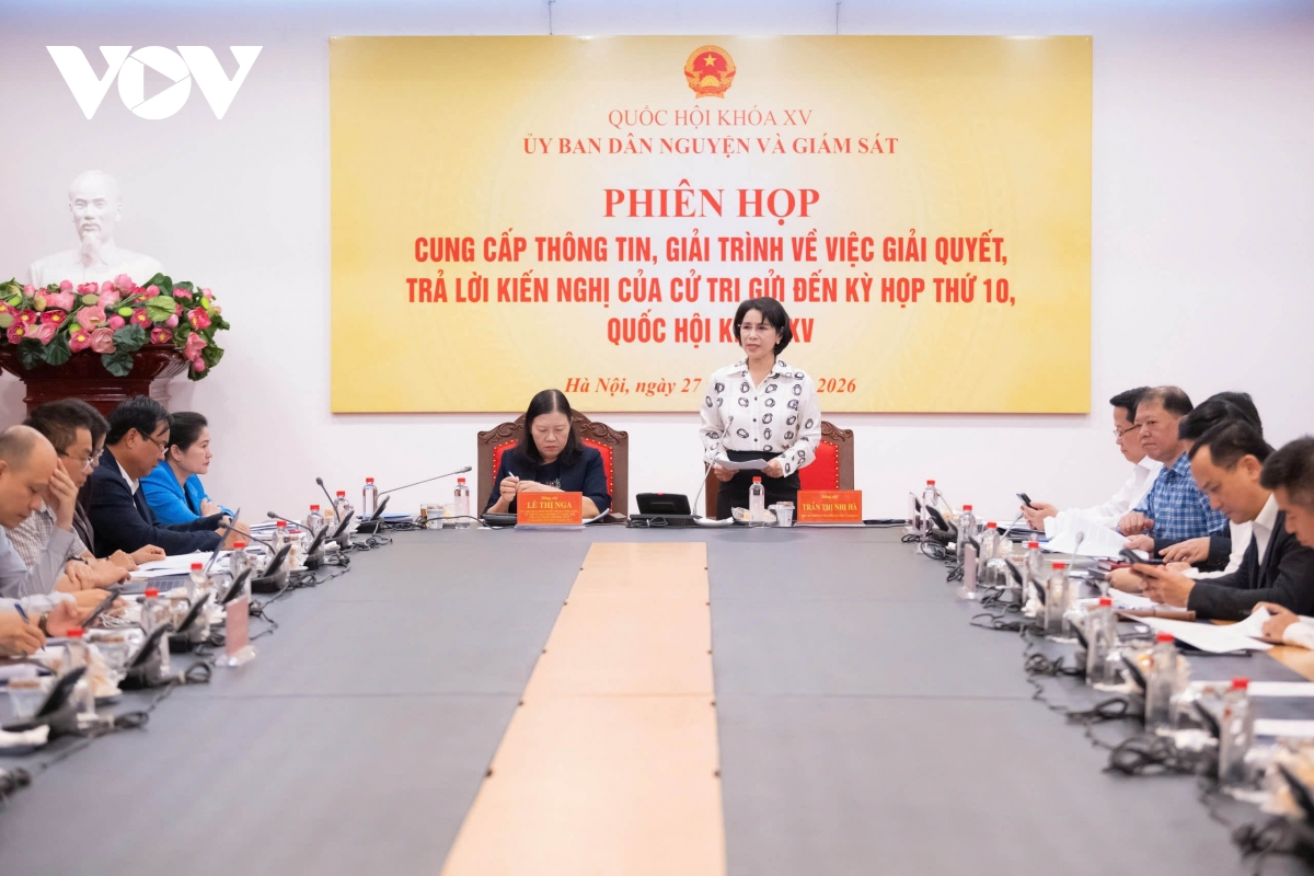 Nhiều kiến nghị cử tri được xử lý kịp thời, góp phần tháo gỡ bức xúc xã hội