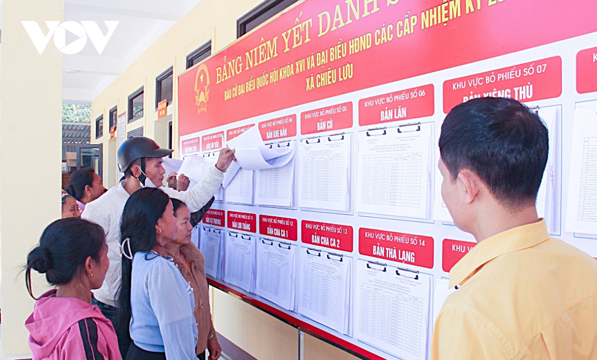 “Chặng nước rút” trước ngày hội bầu cử tại Nghệ An