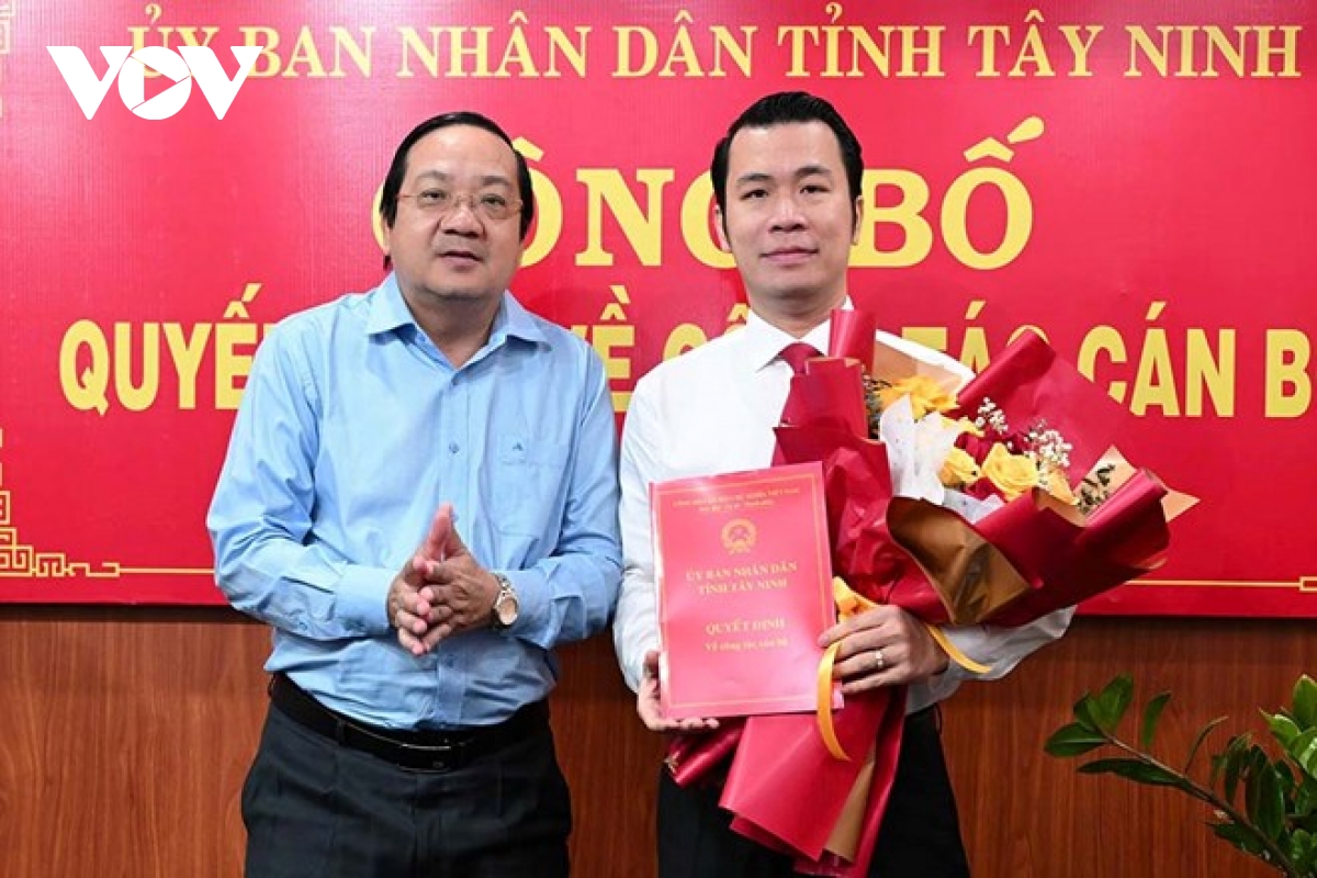 Bí thư Đảng ủy xã được điều động, bổ nhiệm làm Giám đốc Sở Công Thương Tây Ninh