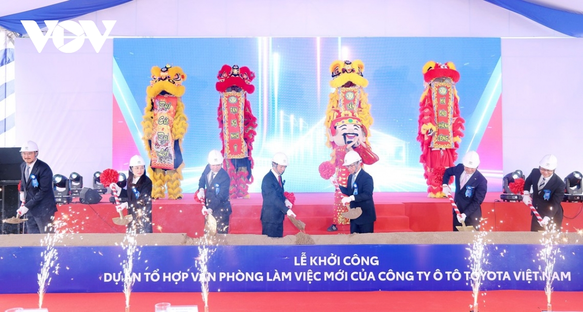 toyota viet nam khoi cong du an to hop van phong lam viec moi tai phu tho hinh anh 1