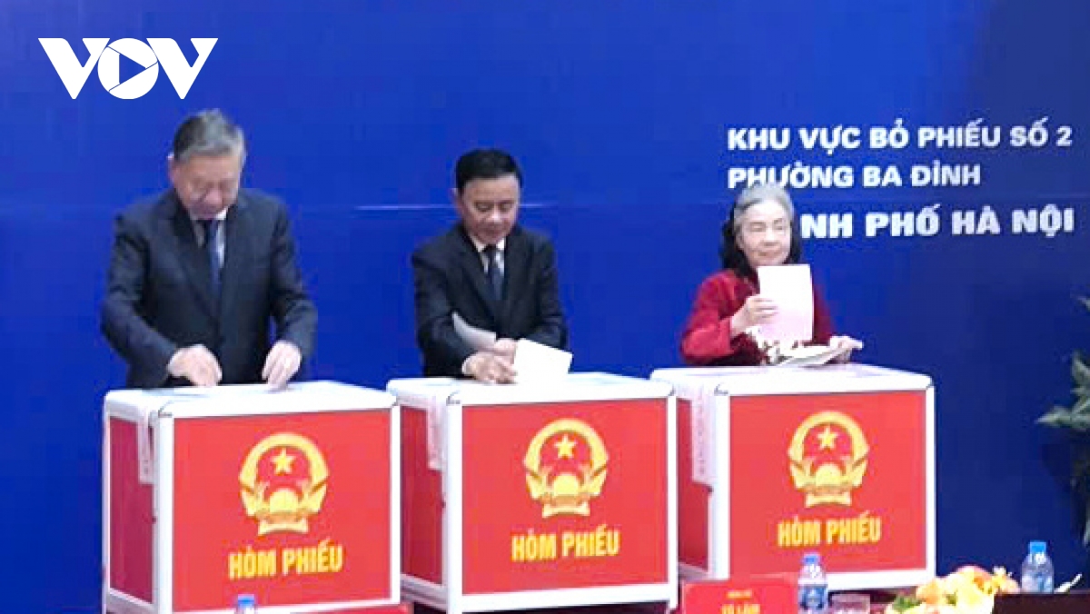 Tổng Bí thư: Cử tri thể hiện quyền tự do, bầu người uy tín gánh vác việc đất nước