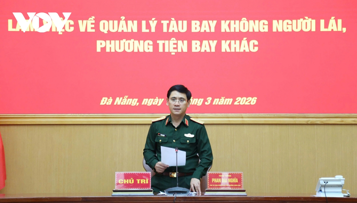 Quân khu 5 làm việc với Cảng HKQT Đà Nẵng về quản lý thiết bị bay không người lái