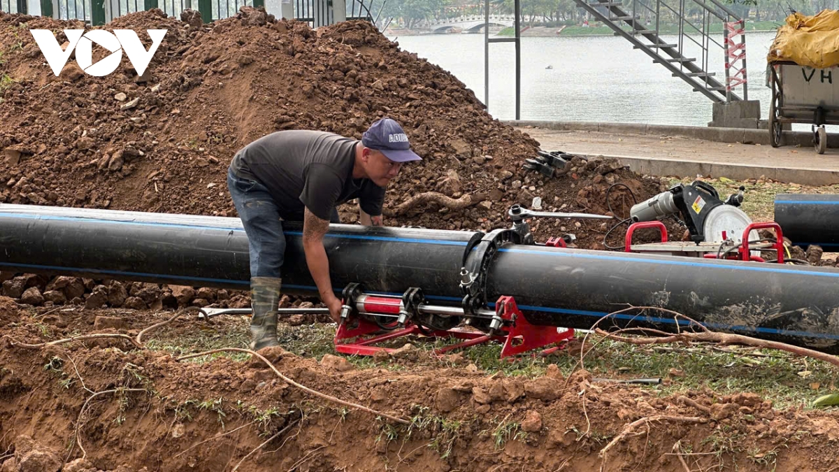 Day nhanh tien do thi cong tram bom ho dieu hoa giua cong vien thong nhat hinh anh 9