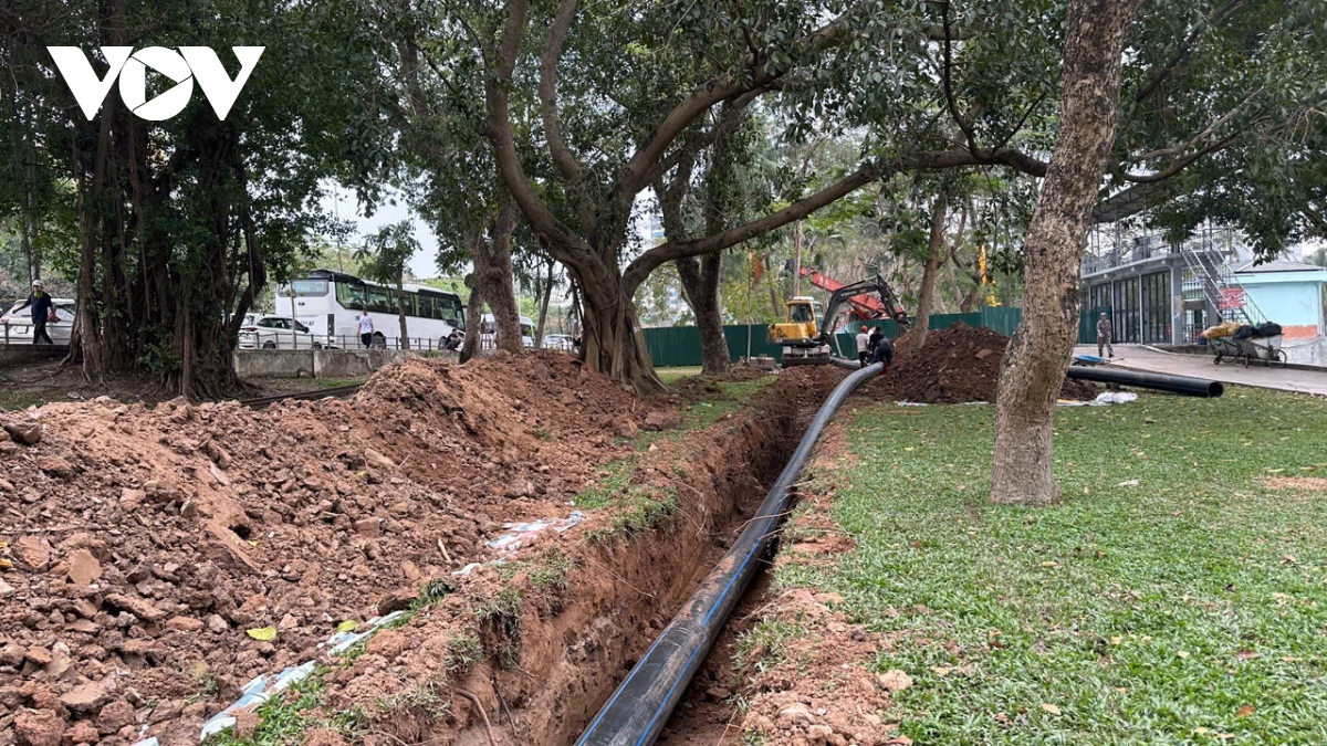 Day nhanh tien do thi cong tram bom ho dieu hoa giua cong vien thong nhat hinh anh 12