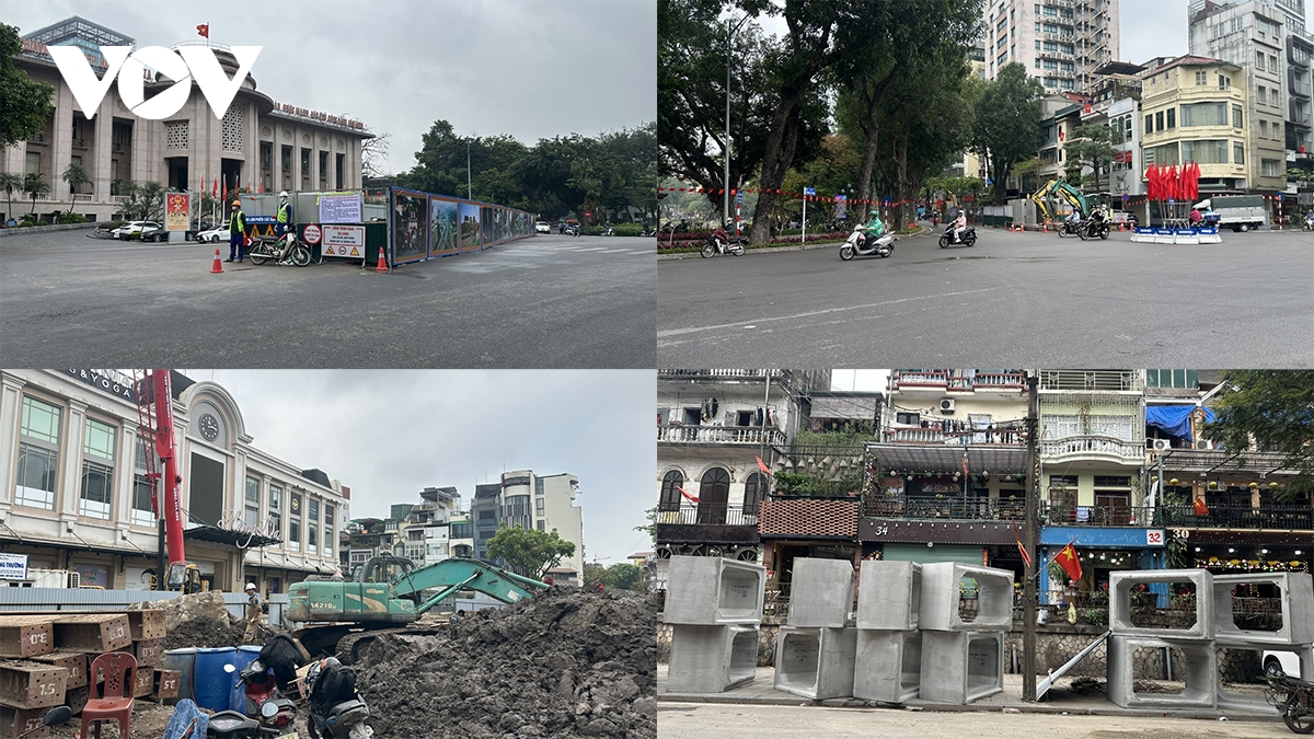 Day nhanh tien do thi cong tram bom ho dieu hoa giua cong vien thong nhat hinh anh 2