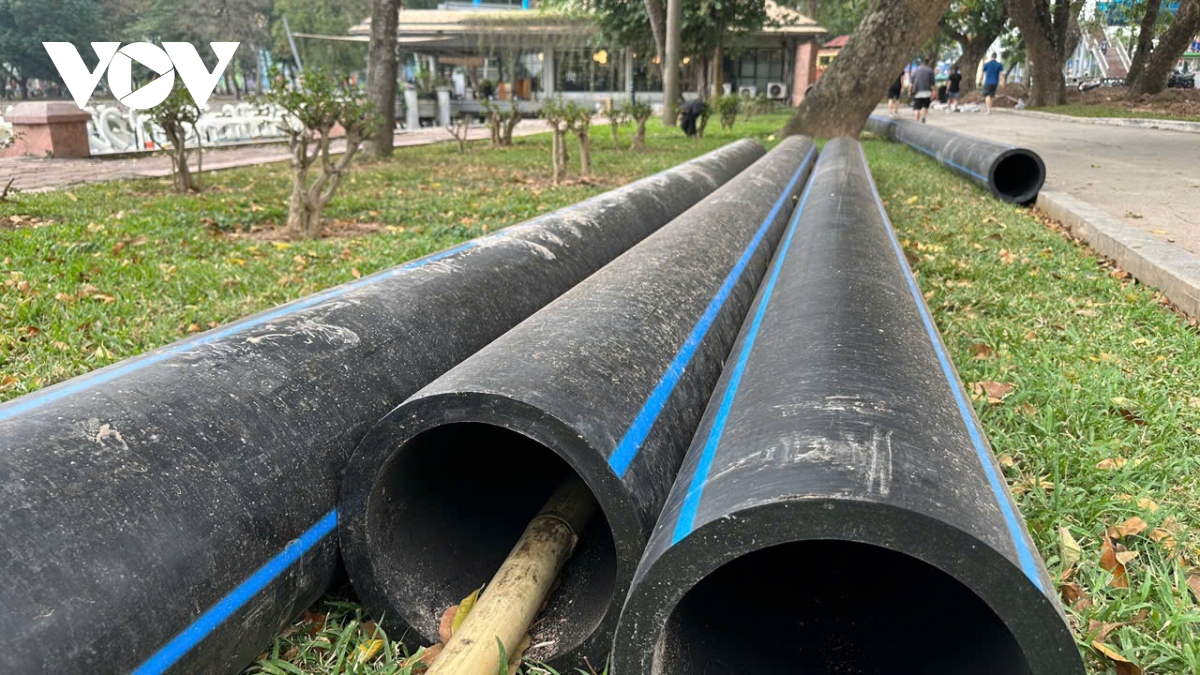 Day nhanh tien do thi cong tram bom ho dieu hoa giua cong vien thong nhat hinh anh 7