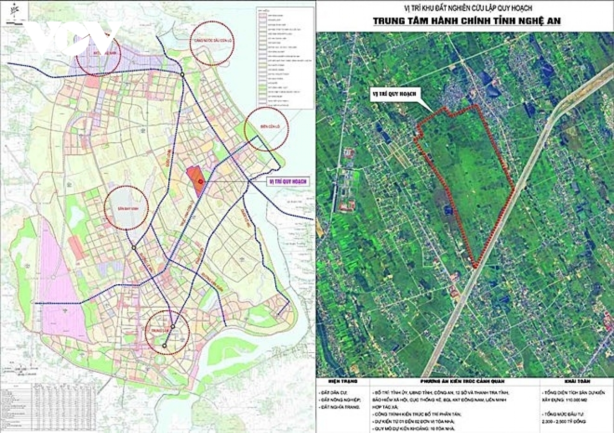 Nghệ An dự kiến xây dựng Trung tâm hành chính hơn 4.260 tỉ đồng