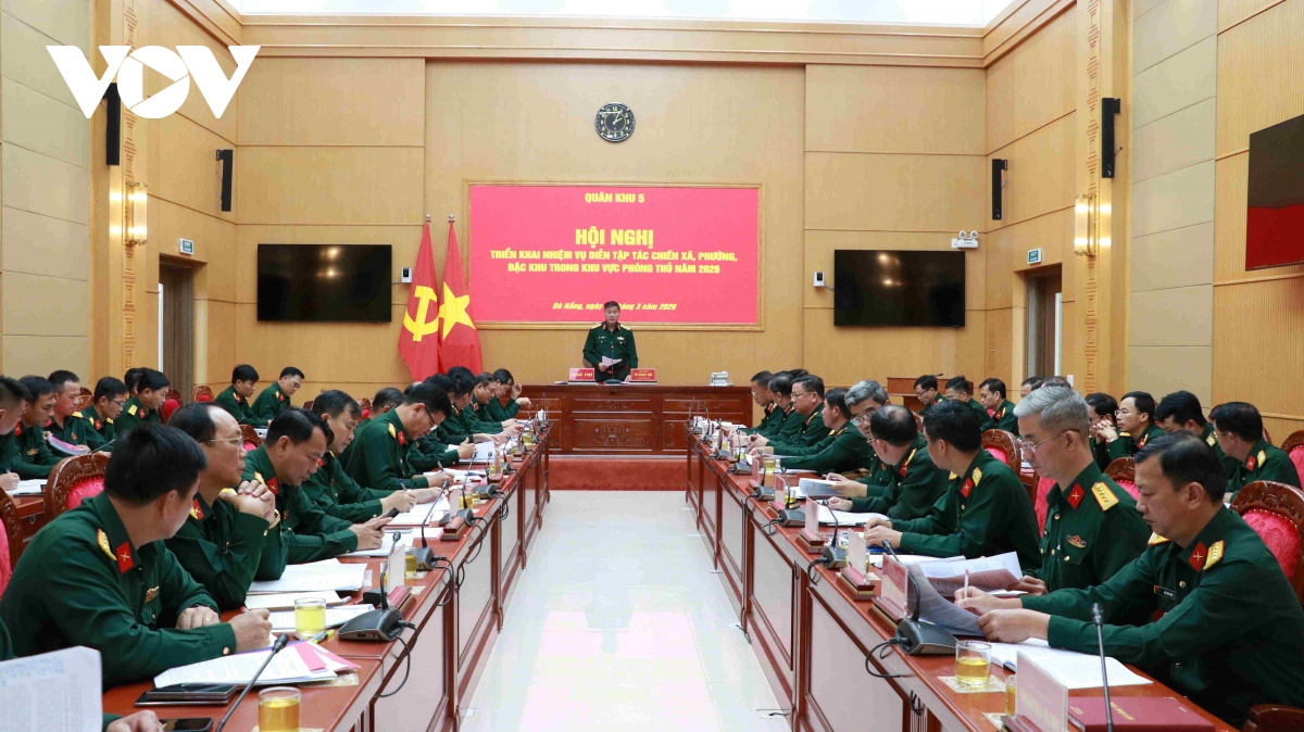quan khu 5 trien khai nhiem vu to chuc dien tap tac chien cap xa hinh anh 1