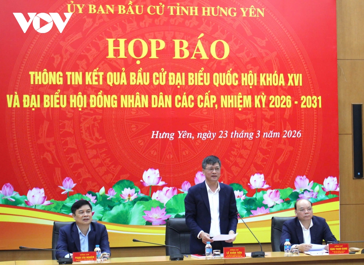 hung yen cong bo ket qua bau cu Dbqh khoa xvi va hDnd cac cap hinh anh 2