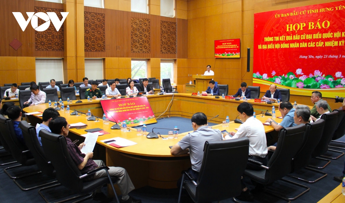 hung yen cong bo ket qua bau cu Dbqh khoa xvi va hDnd cac cap hinh anh 1