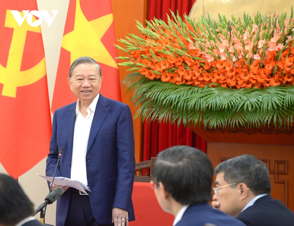 Tổng Bí thư Tô Lâm: Bắt tay ngay vào nhiệm vụ lớn của Đảng trong giai đoạn mới