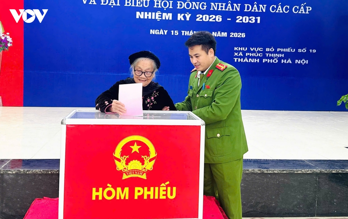 Dam bao tuyet doi an ninh trat tu, ho tro bau cu, cong an thu do ra quan 100 hinh anh 5