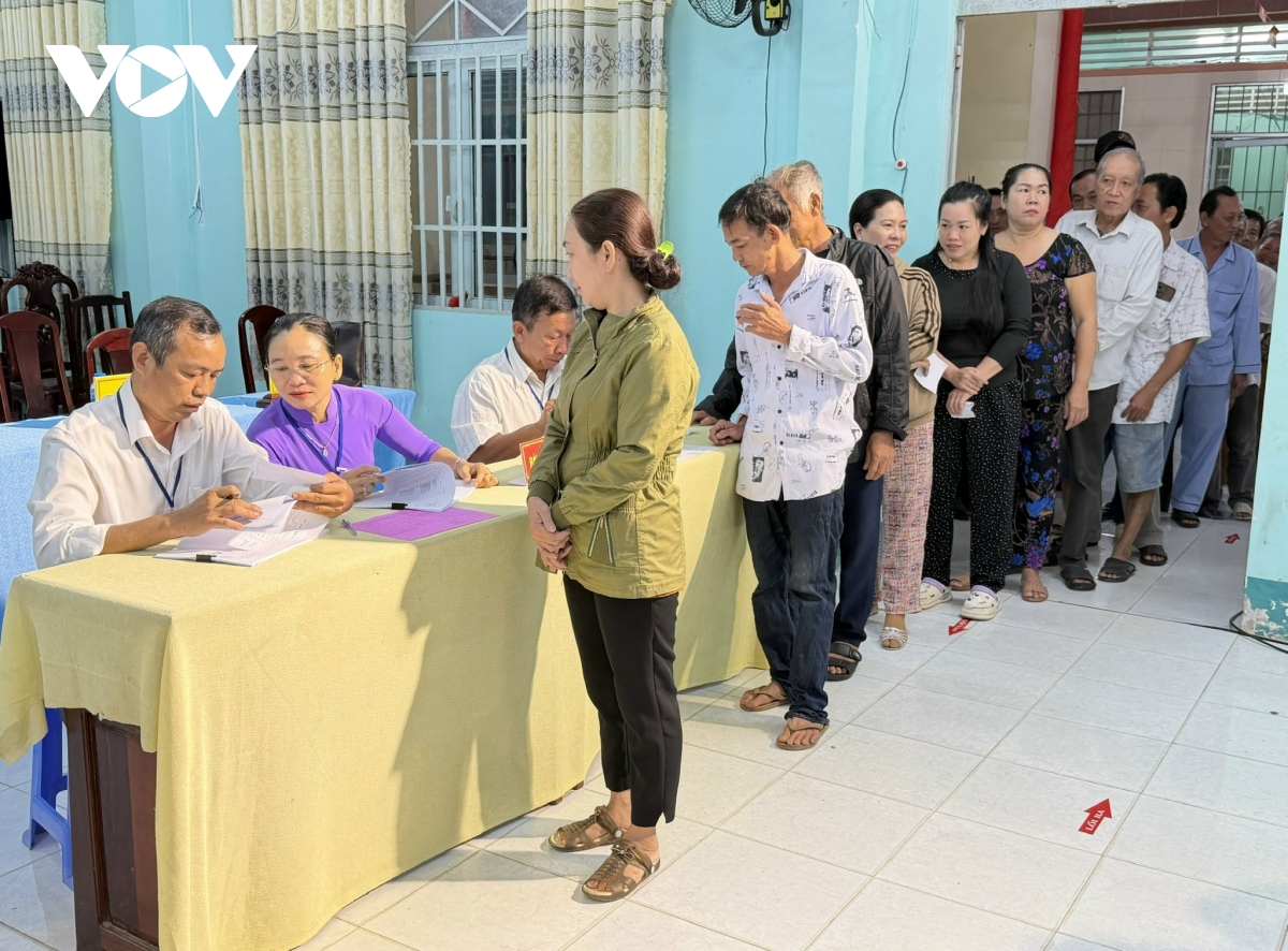 57 xã, phường tại Cần Thơ có số cử tri đi bầu cử đạt tỷ lệ 100%