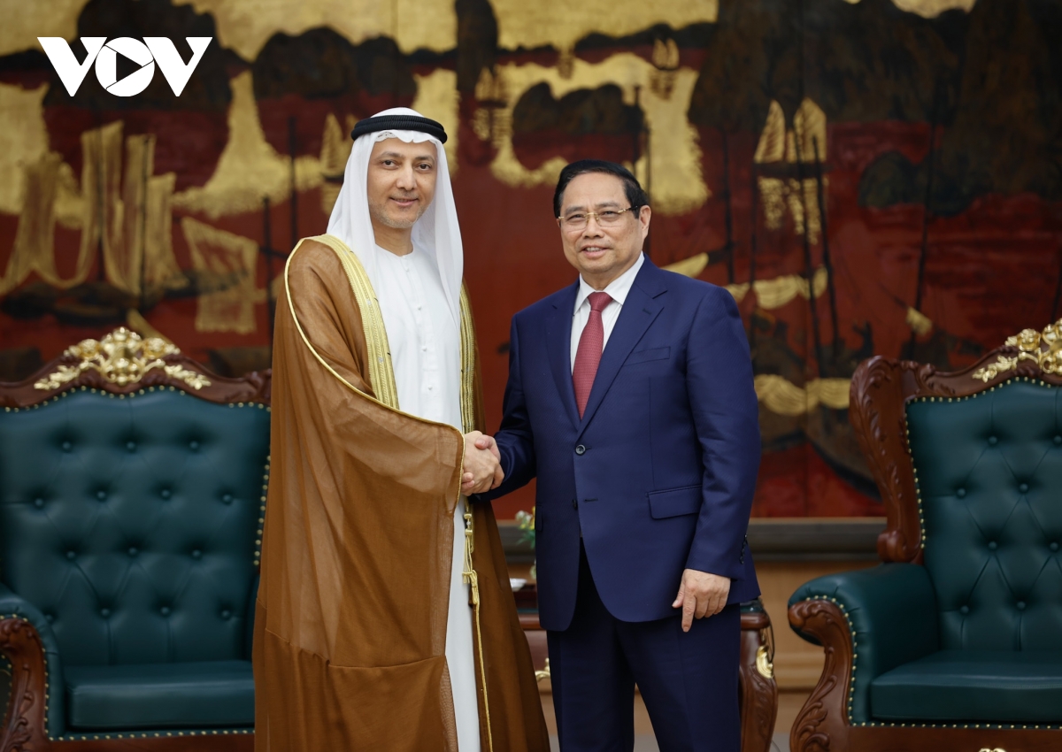 thu tuong pham minh chinh tiep Dai su cac tieu vuong quoc A rap thong nhat hinh anh 1