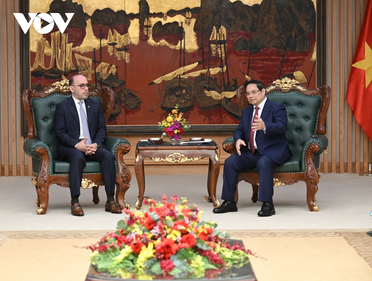 thu tuong pham minh chinh tiep Dai su qatar khalid ali abdullah abel hinh anh 2