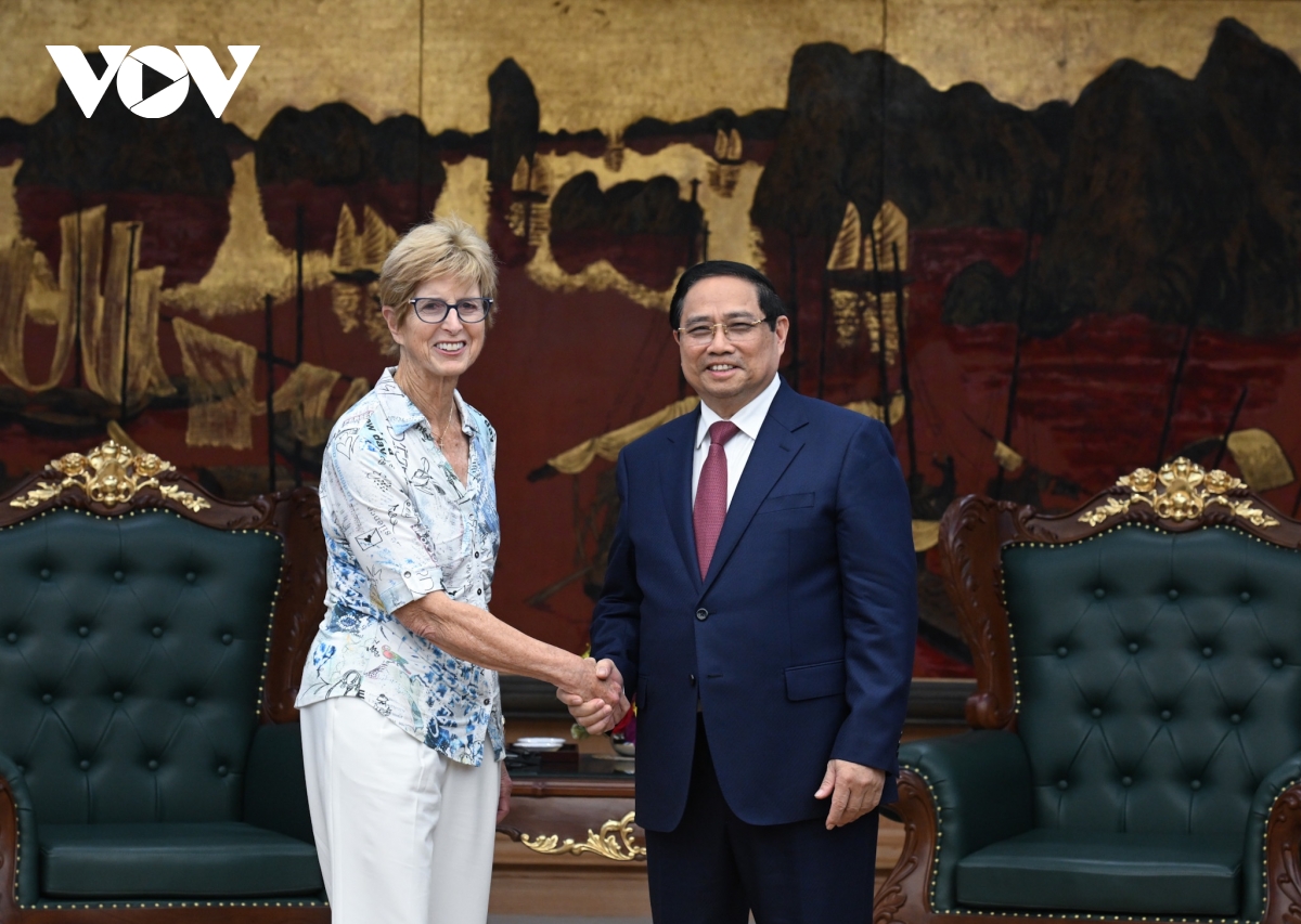 Thủ tướng Phạm Minh Chính tiếp Đoàn Quỹ Eisenhower của Hoa Kỳ