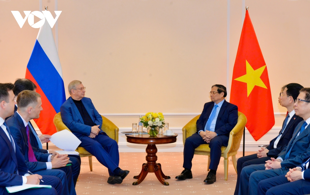 thu tuong pham minh chinh tiep chu tich tap doan afk sistema lien bang nga hinh anh 1