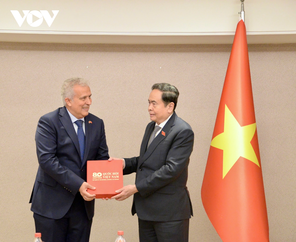 chu tich quoc hoi tran thanh man tiep lanh su danh du viet nam tai istanbul hinh anh 1